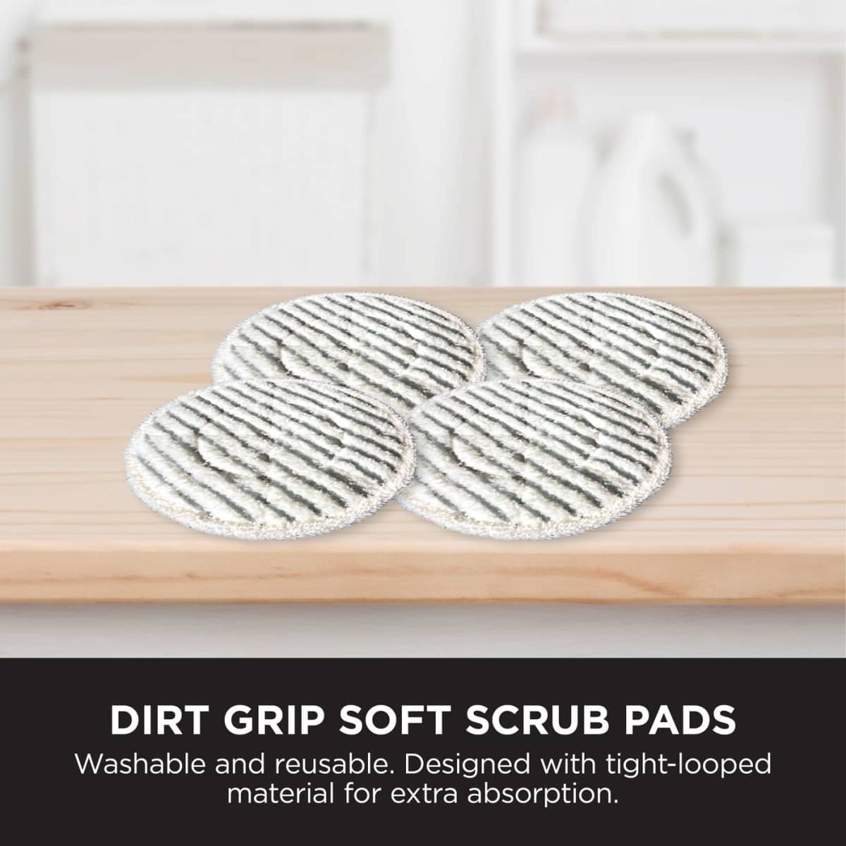 Shark® Dampf- & Scheuermopp – All-in-One mit LED, XL-Tank & 8 Pads